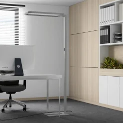 Arcchio LED-gulvlampe til kontor Nelus Neo, dimmer/sensor Clearance