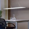 Deko-Light LED-hengelampe 3422 kantet, dip-bryter, aluminium| Butikkbelysning