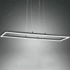 Fabas Luce LED-hengelampe Bard, 92x32 cm, antrasitt Sale