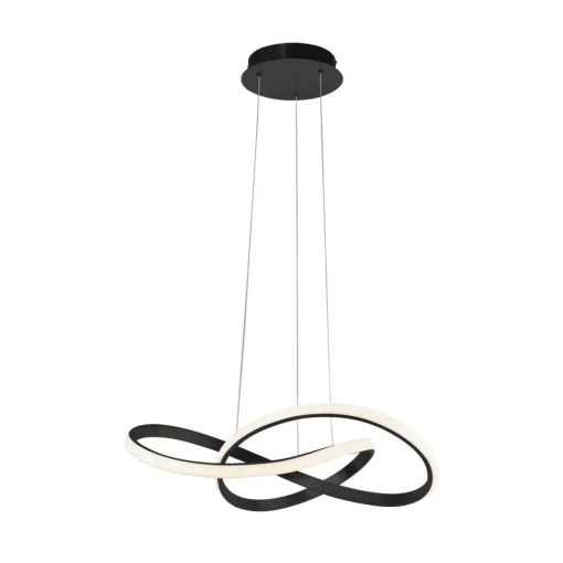JUST LIGHT. GmbH LED-hengelampe Maria, 3-trinns dimbar, svart Online