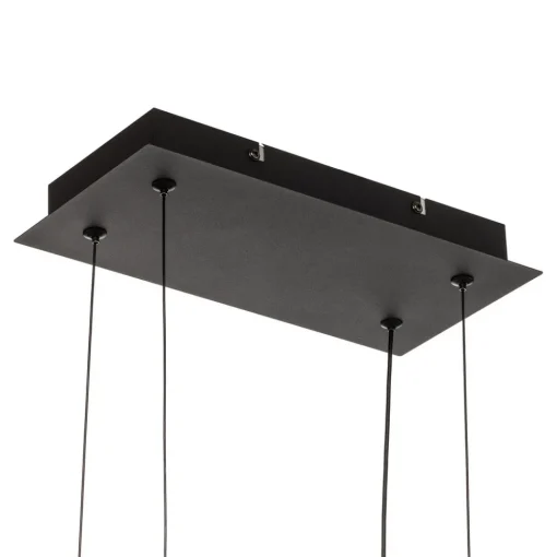 Trio Lighting LED-hengelampe Salinas, 3 000 K, matt svart New