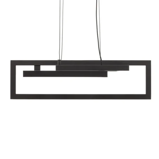 Trio Lighting LED-hengelampe Salinas, 3 000 K, matt svart New