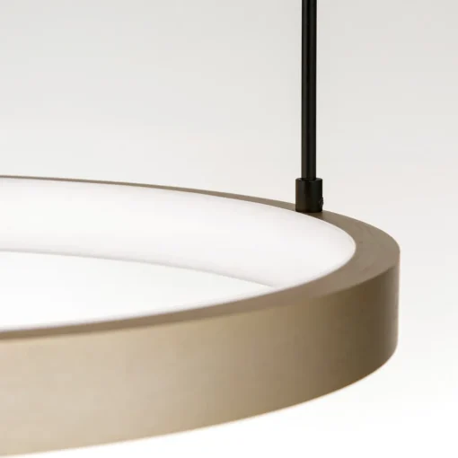 ORION LED-hengelampe Sphere, 3 lyskilder, svart/gull Best