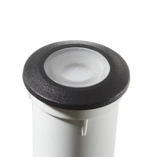 Fumagalli LED-innfellingslampe Aldo rund svart/klar 3 000 K Online