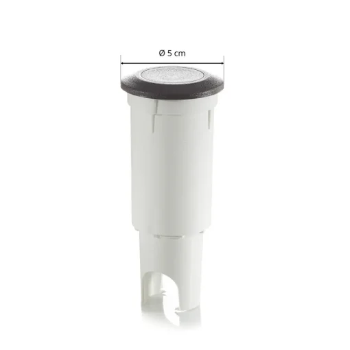 Fumagalli LED-innfellingslampe Aldo rund svart/klar 3 000 K Online