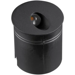 Mantra Iluminación LED-innfellingslampe Aspen IP65, rund, svart| Kommersiell Utebelysning