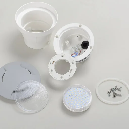 Fumagalli LED-innfellingslampe gulv Ceci 120-3L grå CCT| Led-Utendørs|Nedfelt Utebelysning