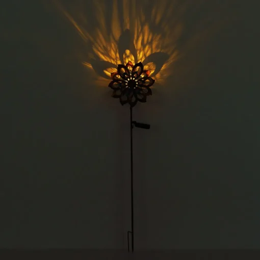Globo LED-lampe med jordspyd 36571, blomst, vindklokke, metall Best