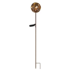 Globo LED-lampe med jordspyd 36747, globus, rustbrun, metall Sale