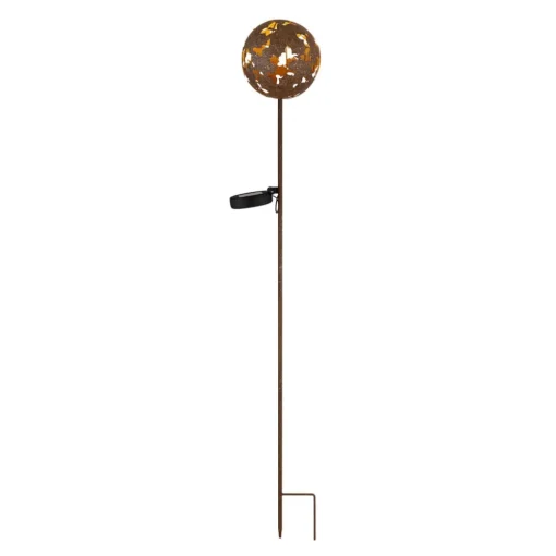 Globo LED-lampe med jordspyd 36747, globus, rustbrun, metall Sale