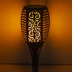 Globo LED-lampe med jordspyd 33077 Lommelykt, svart, plast New