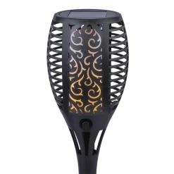 Globo LED-lampe med jordspyd 33077 Lommelykt, svart, plast New