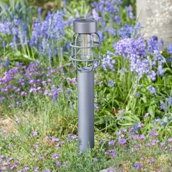 SMART GARDEN LED-lampe med jordspyd Anglia, sett med 2, antrasitt, IP44| Solcellelamper|Utespotter