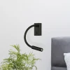 ACB ILUMINACIÓN LED-leselampe Cio, bryter, flexarm, 930, svart Sale