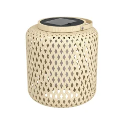 EGLO LED-lykt Marliano, lys tre, tre| Dekorasjonsbelysning|Solcellelamper