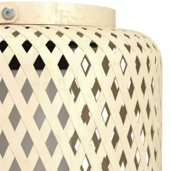EGLO LED-lykt Marliano, lys tre, tre| Dekorasjonsbelysning|Solcellelamper