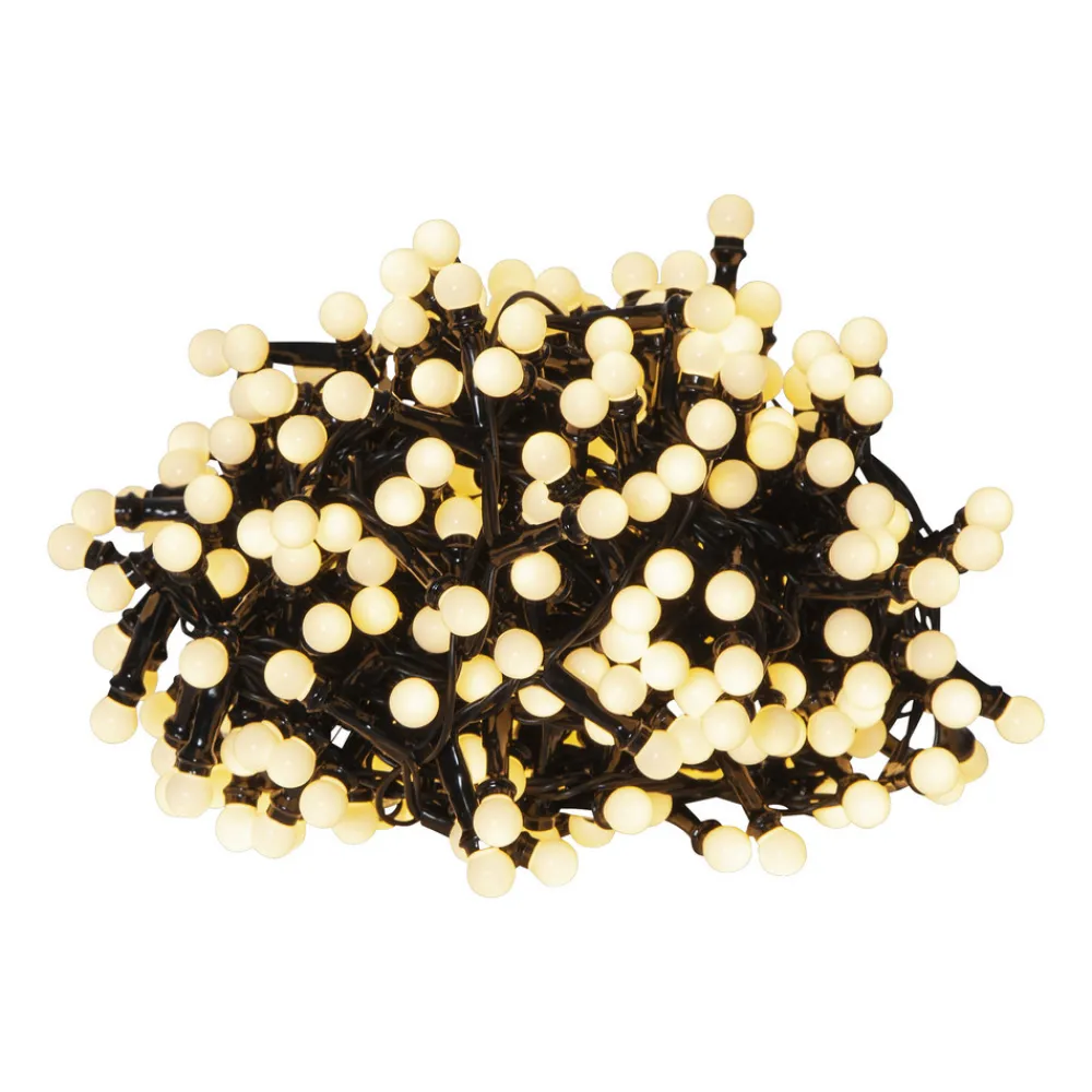 STAR TRADING LED-lyslenke Berry Mini med timerfunksjon hvit Hot