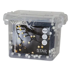 STAR TRADING LED-lyslenke Berry Mini med timerfunksjon hvit Hot