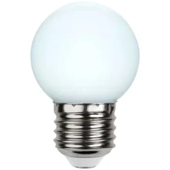 STAR TRADING LED-lyslenke E27 G45 for lyslenker, hvit 6 500 K Hot