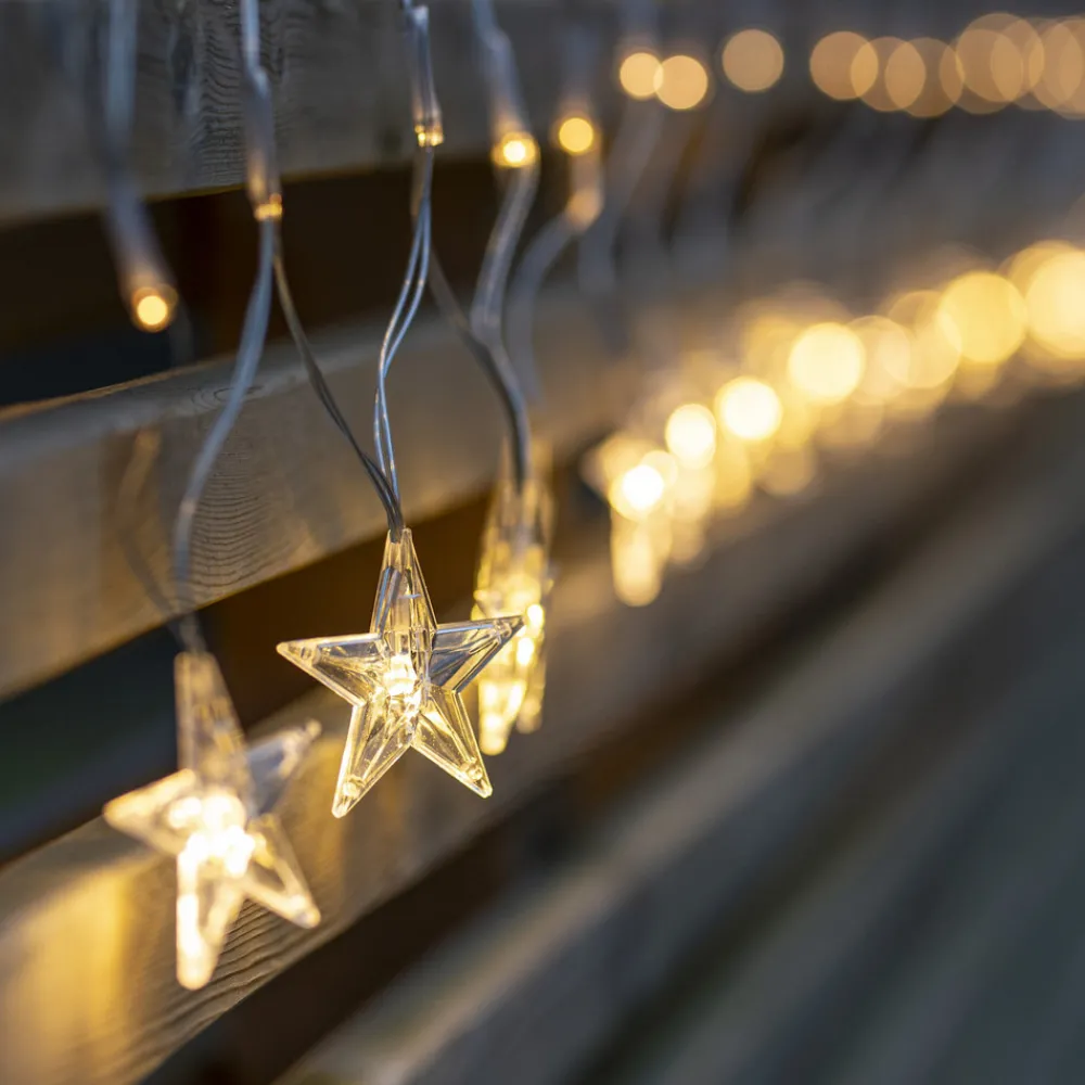 STAR TRADING LED-lysnett StarNet klar plast lengde 480 cm 160 lysdioder Discount