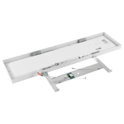 Deko-Light LED-panel PRO OFFICE SANO, 123 x 33 cm, dimbar, hvit metall CCT| Butikkbelysning|Kontorbelysning