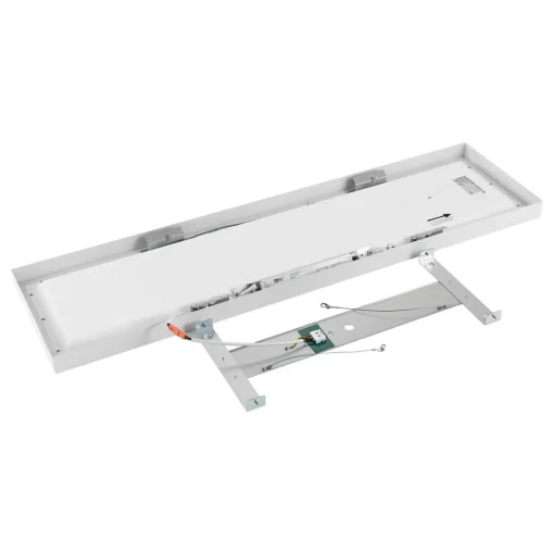 Deko-Light LED-panel PRO OFFICE SANO, 123 x 33 cm, dimbar, hvit metall CCT| Butikkbelysning|Kontorbelysning