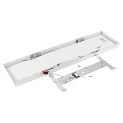 Deko-Light LED-panel PRO OFFICE SANO, 123 x 33 cm, DALI hvit metall CCT New