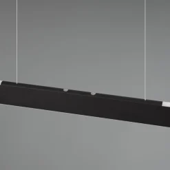 Trio Lighting LED-pendellampe Helios, svart, høydejusterbar, dimbar CCT| Pendellamper