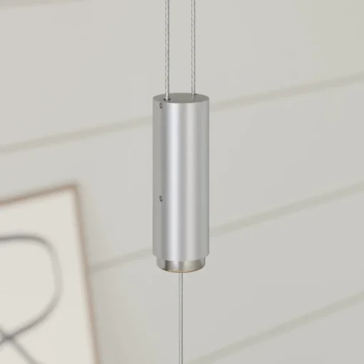 Lucande LED-pendellampe Karinja i tre med dimmer, natur