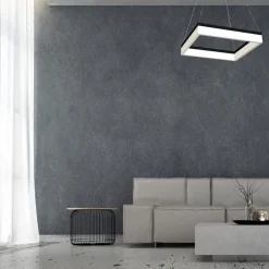 Eko-Light LED-pendellampe Nero, plast, svart, enkeltlys, 32 W| Pendellamper