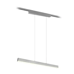 Trio Lighting LED-pendellampe Paros DUOline, bjelke, nikkel Hot