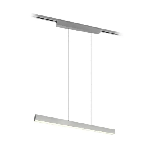 Trio Lighting LED-pendellampe Paros DUOline, bjelke, nikkel Hot
