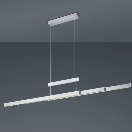Trio Lighting LED-pendellampe Trajan, 2.700-5.000K, matt nikkel| Led-Innendørs|Pendellamper