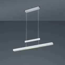 Trio Lighting LED-pendellampe Trajan, 2.700-5.000K, matt nikkel| Led-Innendørs|Pendellamper