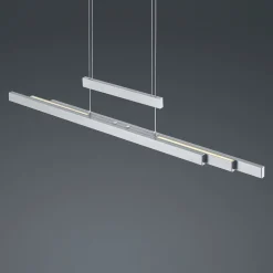 Trio Lighting LED-pendellampe Trajan, 2.700-5.000K, matt nikkel| Led-Innendørs|Pendellamper