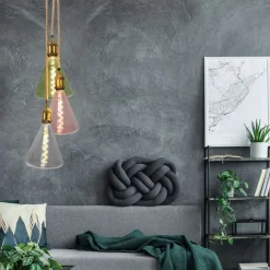 Näve LED-pære Dilly E27 4 W 2 200 K, dimbar, grå| Dimbar Led-Pære|Dimbar Led-Pære
