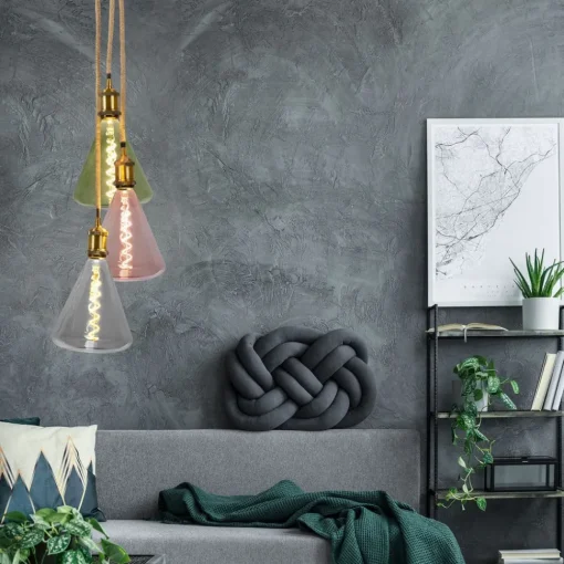 Näve LED-pære Dilly E27 4 W 2 200 K, dimbar, grå| Dimbar Led-Pære|Dimbar Led-Pære