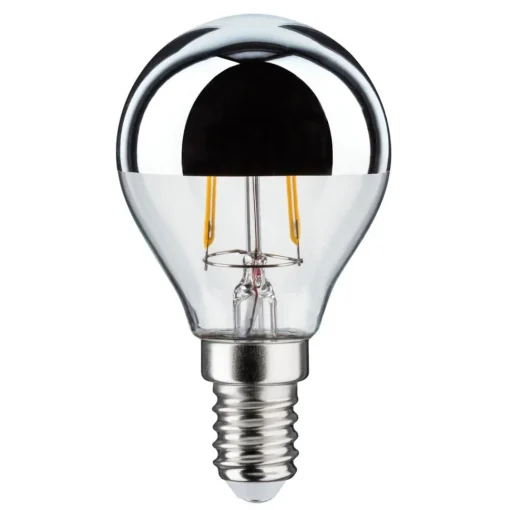 Paulmann LED-pære E14 827 dråpe sølv 2,6W| E14 Pærer