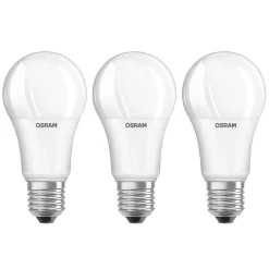 OSRAM LED-pære E27 13 W, universalhvit, 3 stk| E27 Pærer