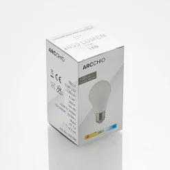 Arcchio LED-pære E27 A60 9,5W 3 000 K opal 3 stk New