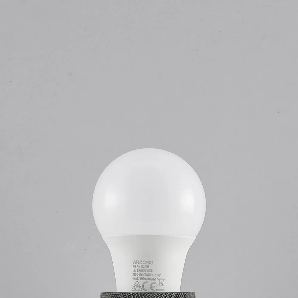 Arcchio LED-pære E27 A60 4,9W 3 000 K opal 3 stk Online
