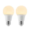 Arcchio LED-pære E27 A60 8W 3 000 K opal 2 stk Online