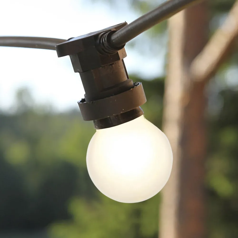 STAR TRADING LED-pære E27 G45 for lyslenker, hvit 2 700 K| E27 Pærer|Led-Pærer