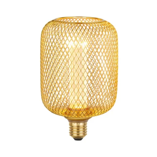 Searchlight LED-pære E27 Mesh 3,5W 1 800K gull| Dimbar Led-Pære|Dimbar Led-Pære