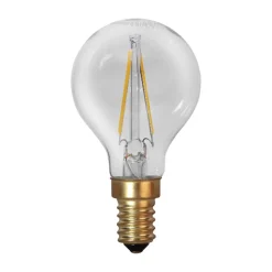 STAR TRADING LED-pære E14 P45 Filament 1,5W 2.100 K 120 lumen| E14 Pærer|Filament Pærer