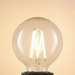 Arcchio LED-pære E27 8W G80 2 700 K filament, dimbar, klar| E27 Pærer|Dimbar Led-Pære