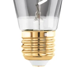 EGLO LED-pære E27 4W ST48 2000K Filamentpære røykfarget dimbar| E27 Pærer|Dimbar Led-Pære