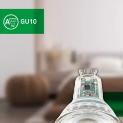 Briloner LED-pære Reflektorpære GU10 4,7W klar 3000K energiklasse A 2er| Gu10 Pærer