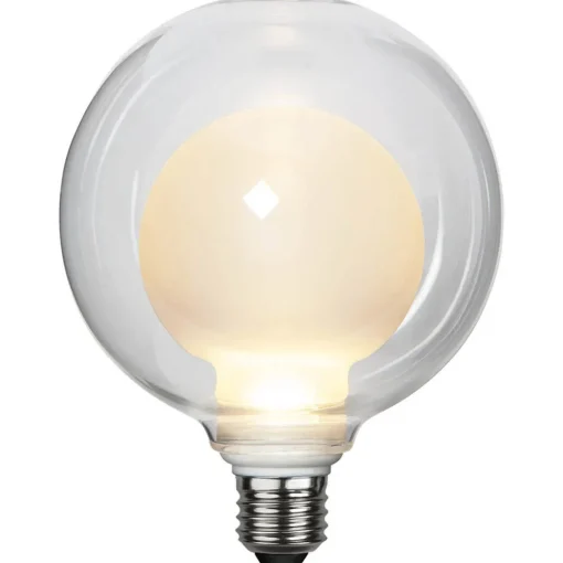 STAR TRADING LED-pære Space E27 3,5W D125, opal, 3-trinns dim