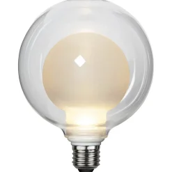 STAR TRADING LED-pære Space E27 3,5W D125, opal, 3-trinns dim